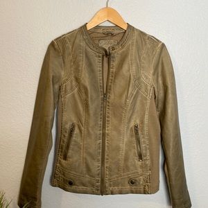 Sebby Collection faux leather jacket size 2 P